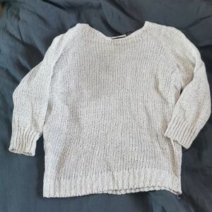 Vintage! Renée Tener for Jeanne Pierre Cotton linen oversize top S
